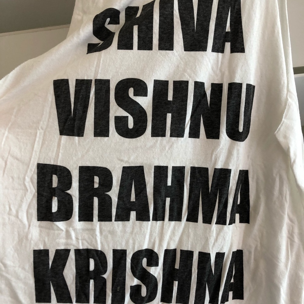 Hindu deity gods cotton dress slogan graphic tee Mini Dress